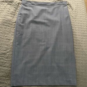 Banana republic blue pencil skirt